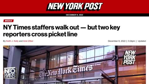 New York Times Walkout Over Pay Issues Continues But No One Noticed