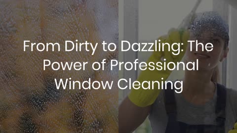 From Dirty to Dazzling: The Power of Professional Window Cleaning