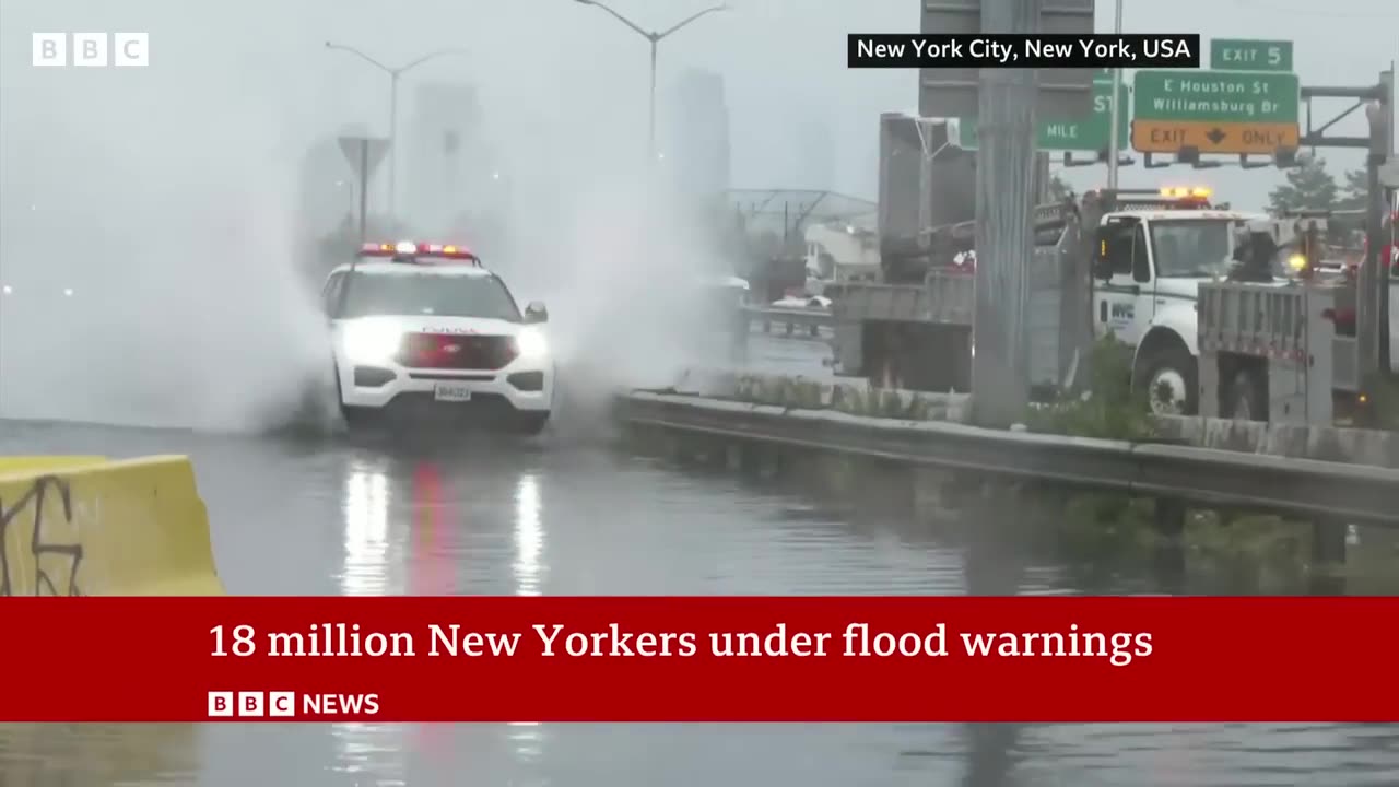 New York City: State of emergency declared over flash flooding