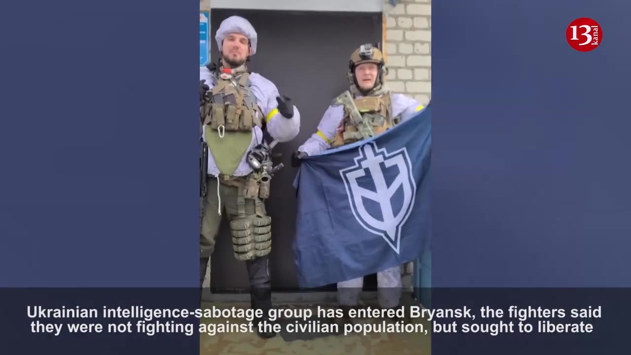 "We came to liberate Russia from Putin" - "Russian Volunteer Corps" entering Russian territory