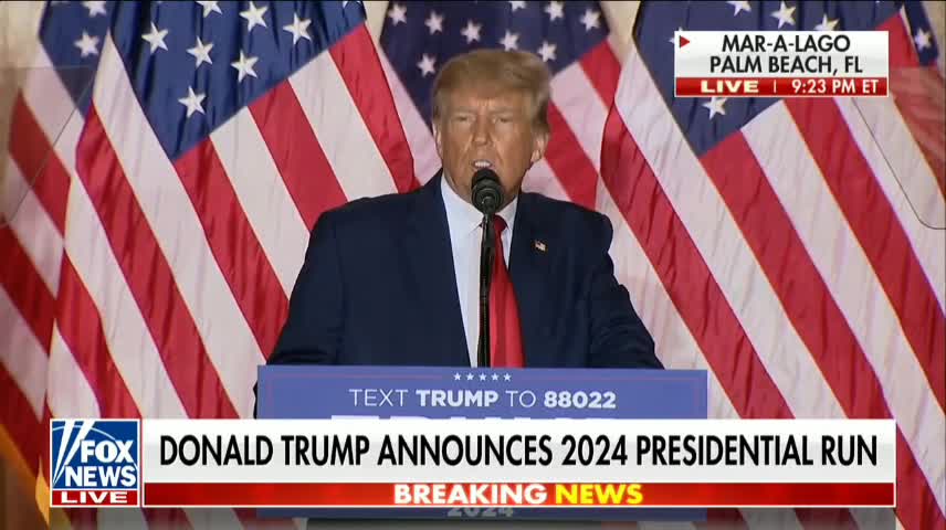 Donald Trump announces 2024 re-election run for president