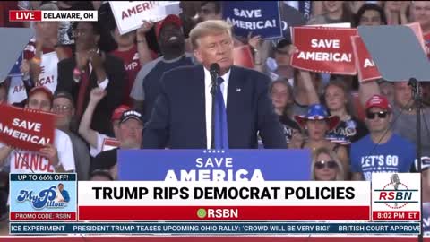 4/23/22 Delaware OH President Donald Trump SAVE OUR KIDS