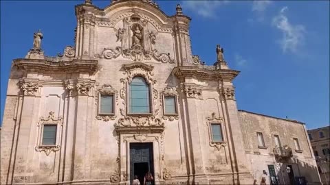 In Search of a Café and Croissant in Matera, Italy