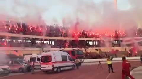 Strongest Kerkaj in North Africa|Twenty thousand torches burn in the stadium, the Libyan