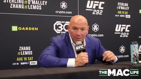 Dana White on Sean O’Malley: 'Who the f*** saw that coming' | UFC 292 Post Press Conference