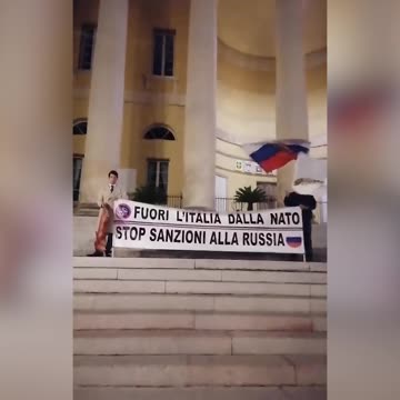 Anti NATO protest in Italy