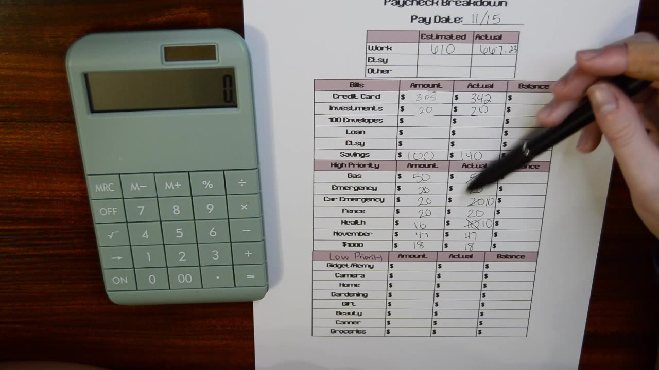 2nd November Paycheck Breakdown 11/15/22 #bcl