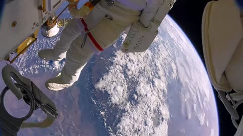 Astronauts accidentally lose a shield in space