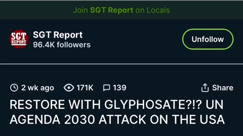Monsanto , deadly chemicals sprayed all over playgrounds etc : SGT Report