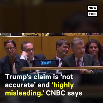 Trump warned of German dependence on Russian oil.