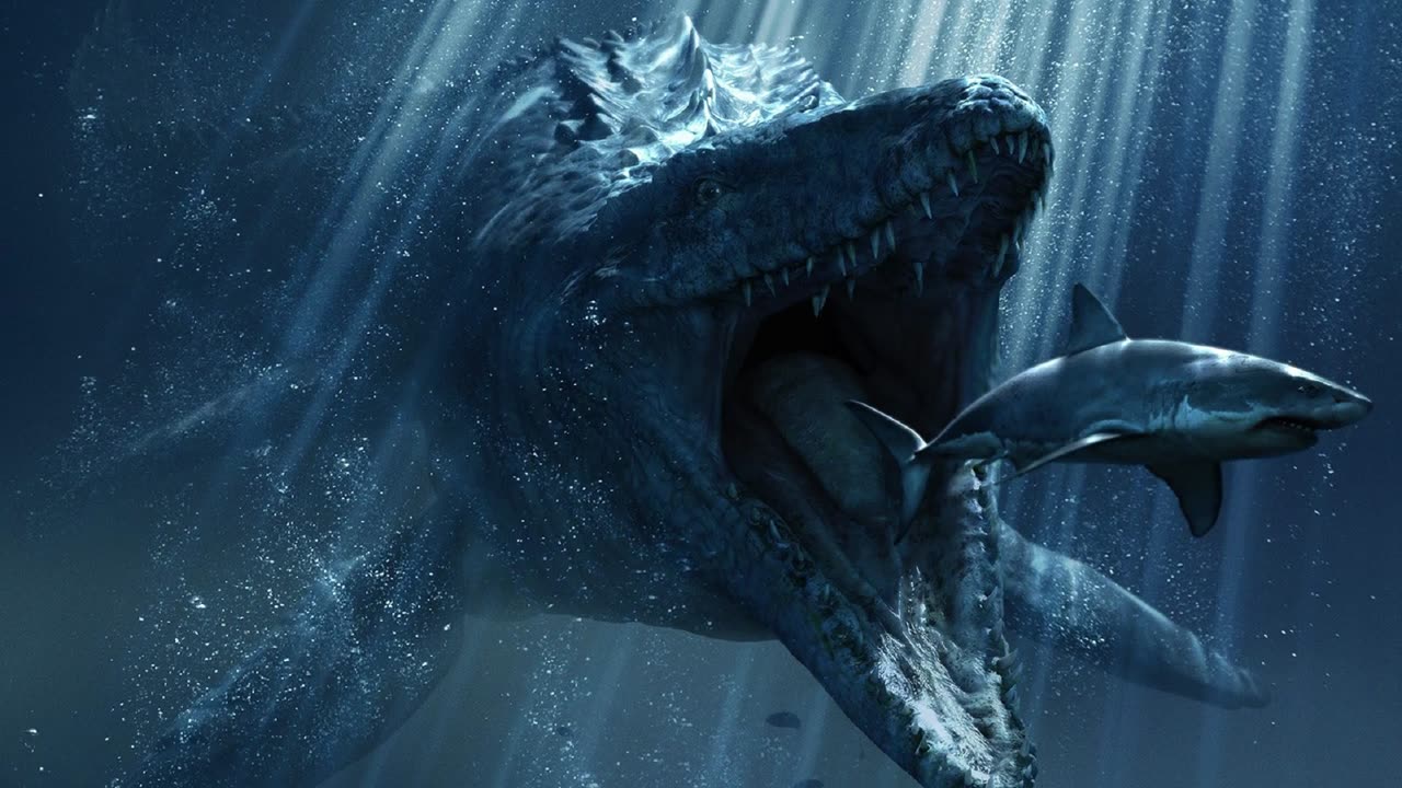 Mosasaurus Feeding Show Scene - Jurassic World (2015) Movie Clip HD