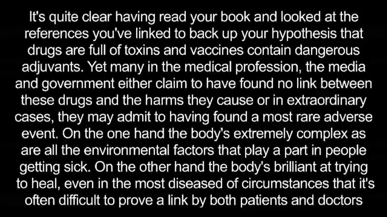AUTHORS OF 'WHAT REALLY MAKES YOU ILL?' DISCUSS THEIR BOOK AND HEALTH IN GENERAL