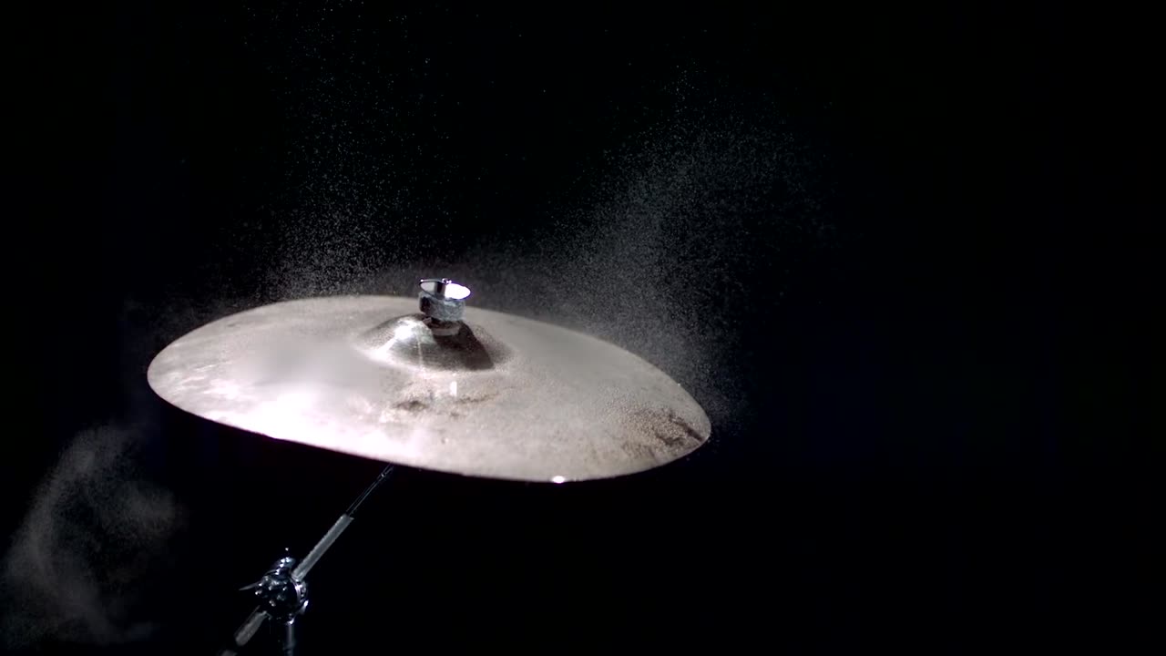 Vibration - See the Unseen Cymbal at 1,000 Frames/Second