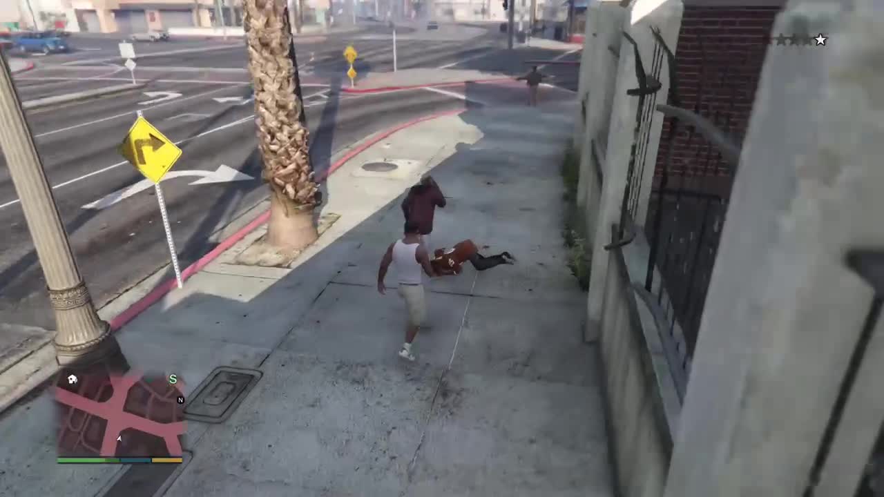 Hardest Punch In GTA V😂