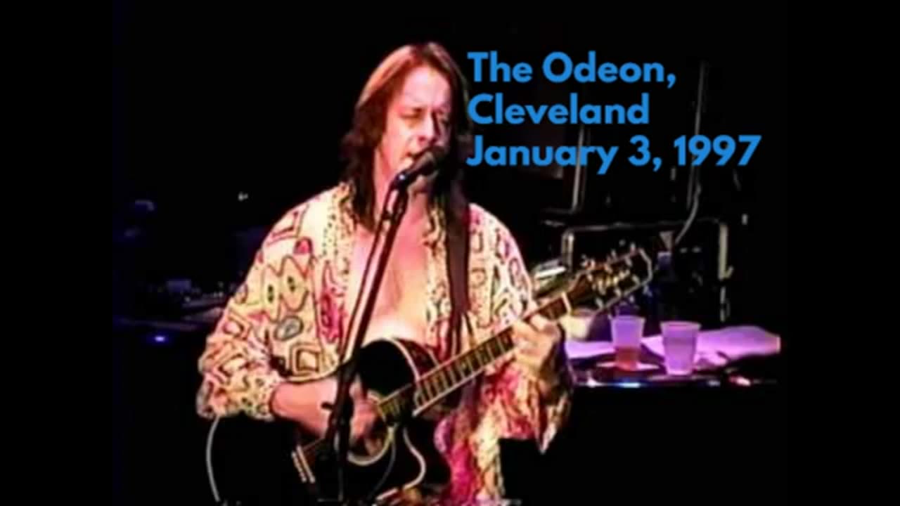 January 3, 1997 - Todd Rundgren at Cleveland's Odeon (Partial)