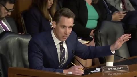 Senator Hawley Demolishes The FBI For Protecting Biden