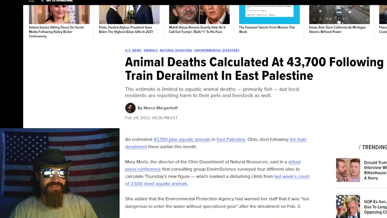 Update on East Palestine Animal Death toll rises