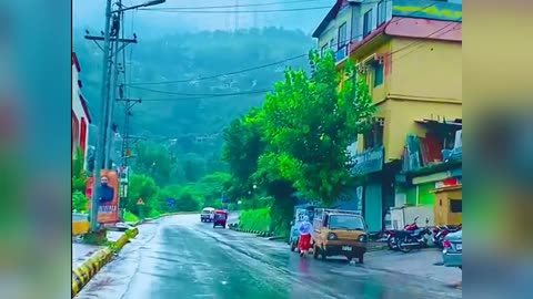 Rain in Muzaffarabad Kashmir