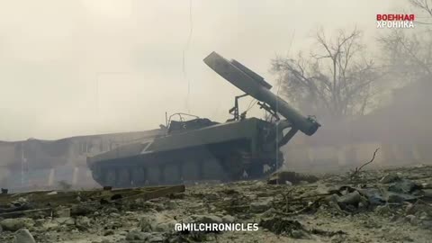 Ukraine War - The self-propelled rocket launcher UR-77