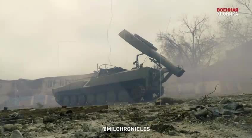 Ukraine War - The self-propelled rocket launcher UR-77