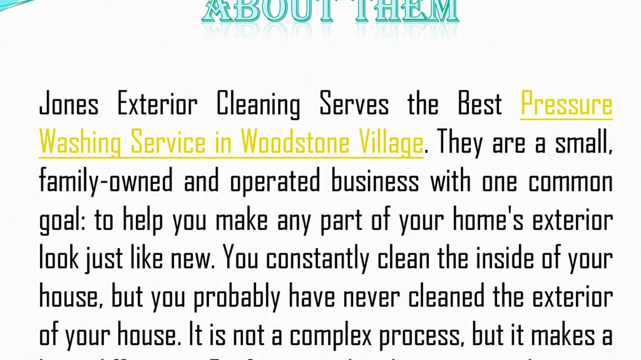 Want to get the Best Exterior House Cleaning Service in Woodstone Village