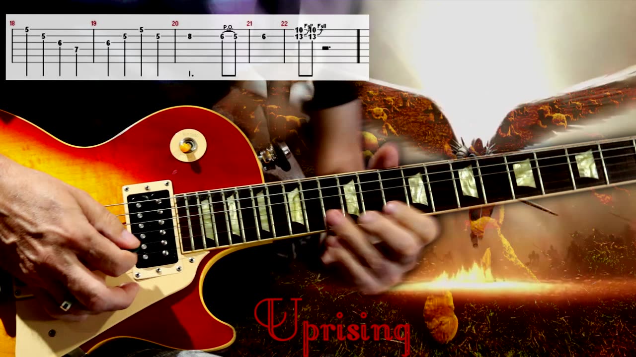 Guitar Lesson - Uprising (part I) Muse