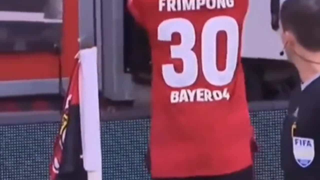 Respect moment in football