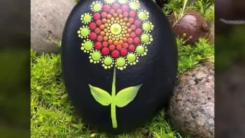 30+ Rock Painting Ideas Creating Marvelous Infinity Stones - Unique Rock painting ideas