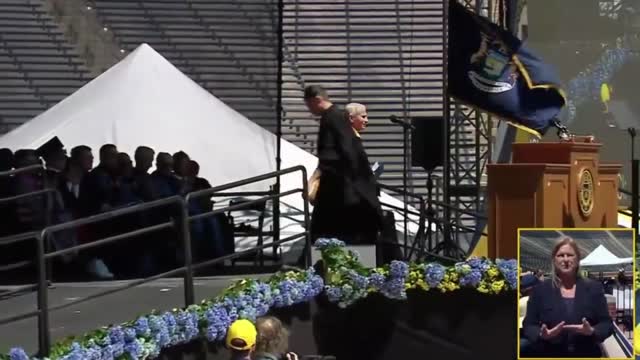 "Dr." Anthony Fauci S.J., Speaks At The University Of Michigan's Commencement And Receives Award