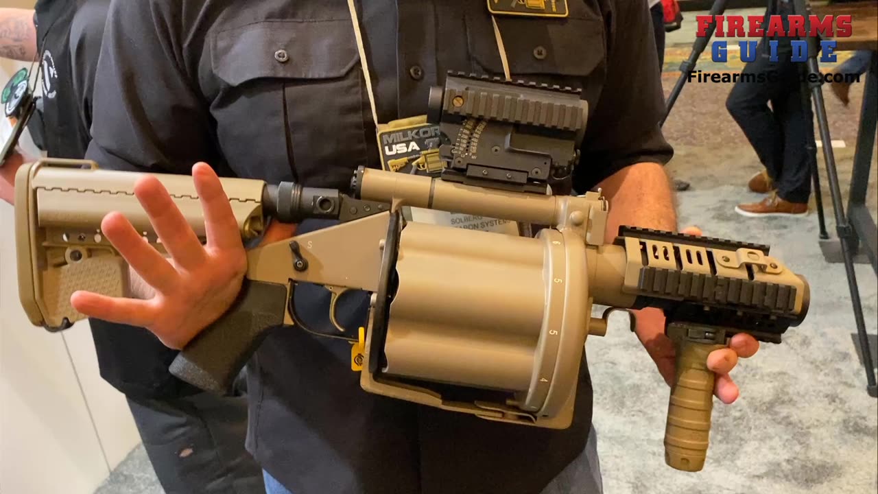 Milkor USA M32A1-MSGL Multi-Shot Grenade Launcher