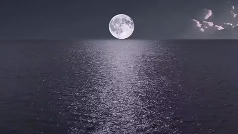 Beautiful Floating Moon