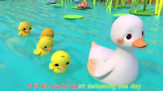 Five little duck - animal kids song parody #cocomelon #duck_Cut