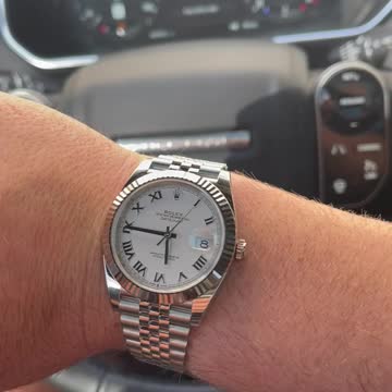 Rolex Datejust 41mm Roman Dial on Jubilee