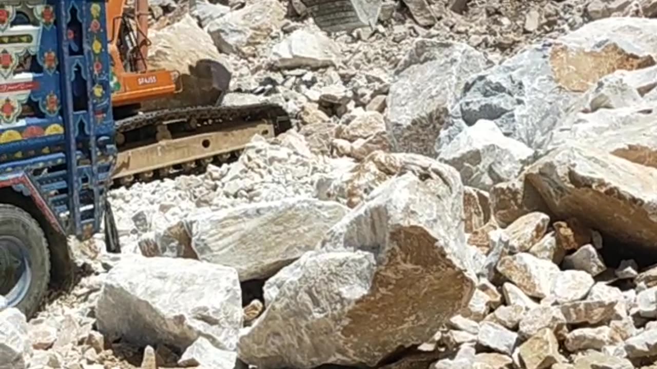 Marble mining