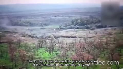 The Armed Forces showed the probable escape of the Russians in the direction of Lyman