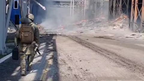 The fighting at the oil mill is over