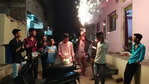 My friend's 17th birthday celebration |mrindianvloger|india