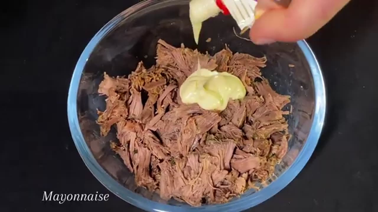 A salad with beef is the best way to cook. Step by step recipe