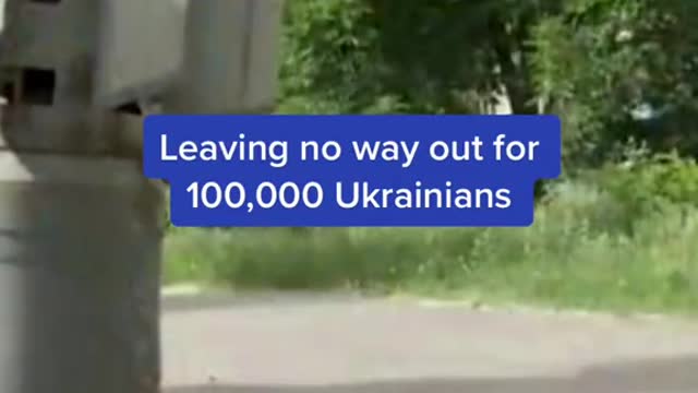 The last bridge toSeverodonetsk, Ukrainehas been destroyed