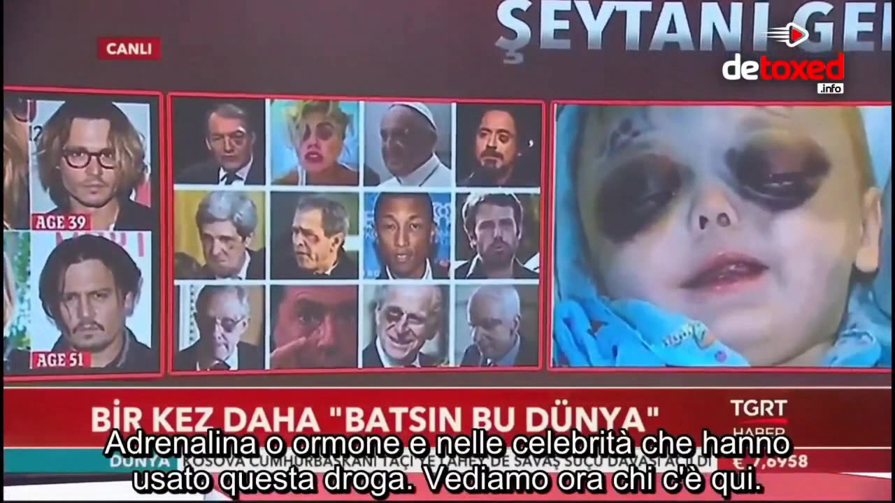 Una TV Turca parla di ADRENOCROMO