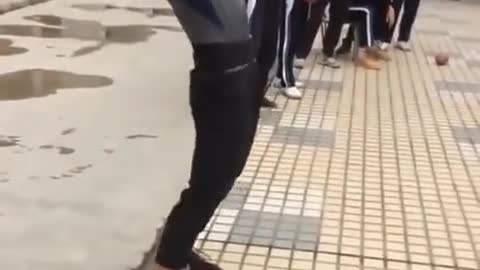 In a previous life, it was a stone thrower