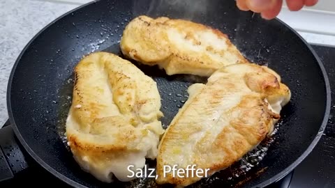 My husband's favorite meal❗ Quick and easy chicken breast dinner! #224.mp4