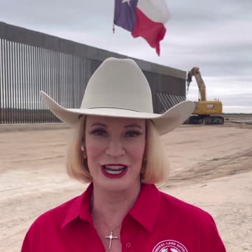 EXCLUSIVE: Texas Land Commissioner Installs Border Wall Panel For Jocelyn Nungaray