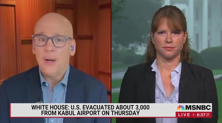 Kate Bedingfield: "The president never shies away from taking questions"