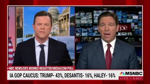 Desantis suggested Trump should be removed from the primary if he is convicted