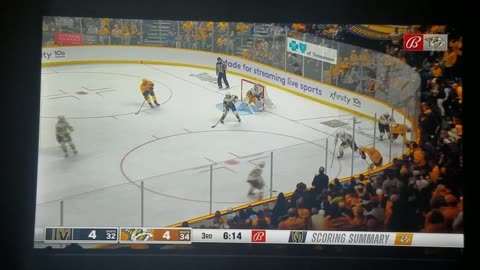 VGK vs NSH - Predators Tied 4-4