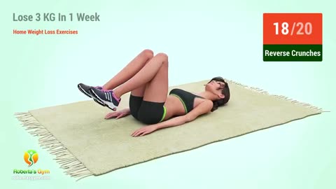 Lose 3 Kg In One Week - Home Weight Loss Exercises
