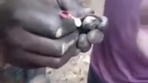 Congo electrically charged stones