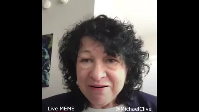 Sotomayor, "I get my News & Science from CNN..." 😮😉