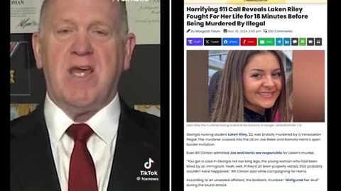 Homan on Illegals and Laken Riley ..
